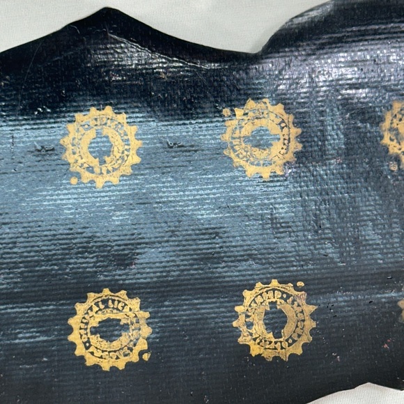 Vintage Official Harley Davidson Large Orange Wings Patch - Picture 5 of 5